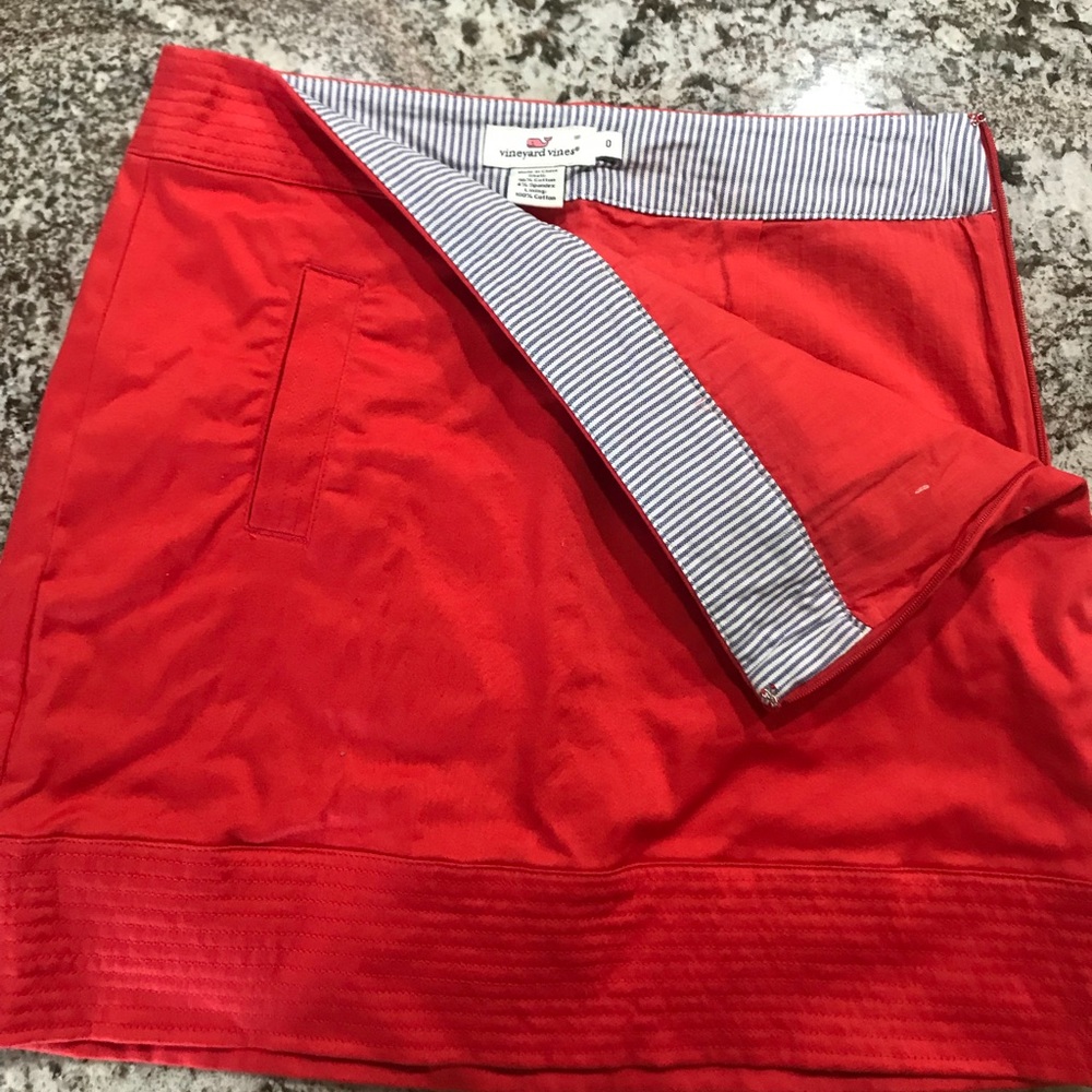 Red Vineyard Vines skirt